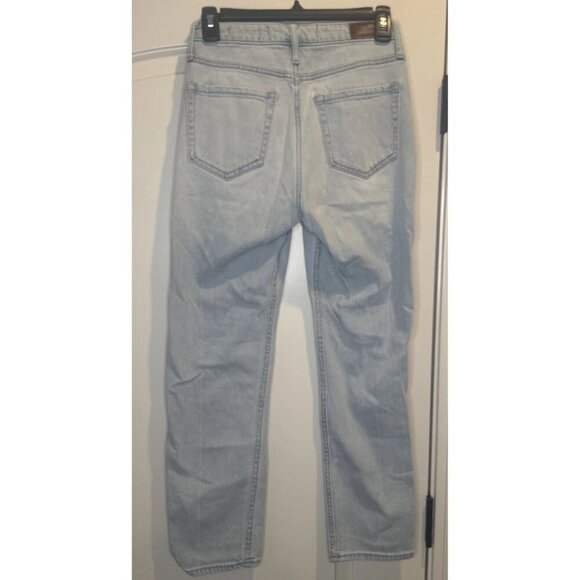 Hollister Ultra High Rise Mom Denim Jeans Vintage Stretch Distressed 24w X 27L - Picture 4 of 11